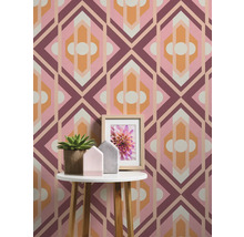 Tapet A.S. CRÉATION Retro ornament rosa 10,05x0,53m