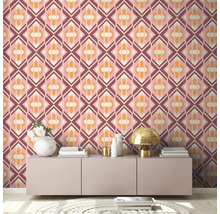 Tapet A.S. CRÉATION Retro ornament rosa 10,05x0,53m