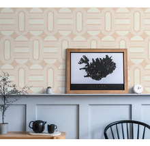 Tapet A.S. CRÉATION Retro beige 10,05x0,53m