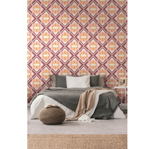 Tapet A.S. CRÉATION Retro ornament rosa 10,05x0,53m