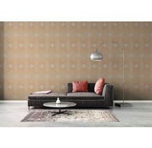 Tapet A.S. CRÉATION Retro orange 10,05x0,53m