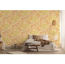 Tapet A.S. CRÉATION Retro blom grön 10,05x0,53m