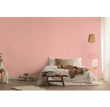 Tapet A.S. CRÉATION Retro rosa 10,05x0,53m