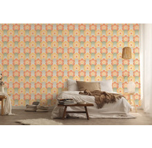 Tapet A.S. CRÉATION Retro blom grön 10,05x0,53m