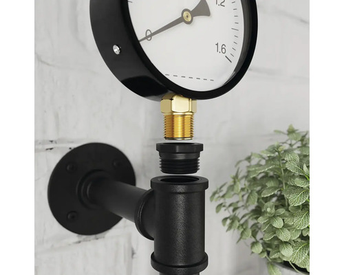 Tryckindikator med rörkoppling