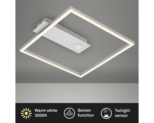 Fyrkantig LED-taklampa med rörelsesensor