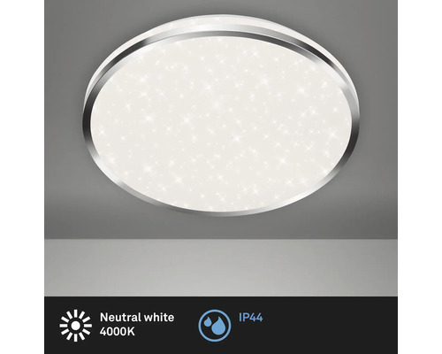 Rund LED-taklampa med neutralvitt ljus