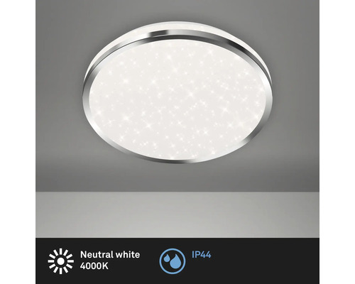 Rund taklampa med stjärnmönster och IP44 skyddsklass