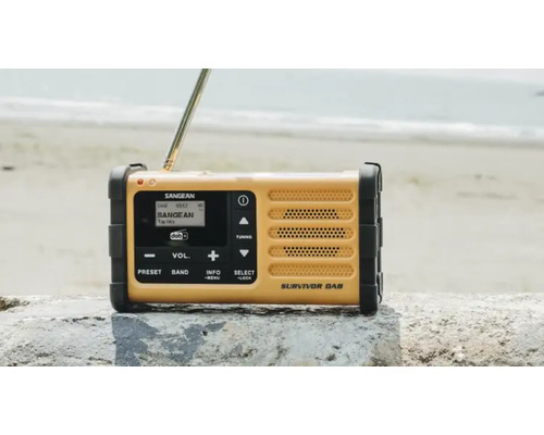Sangean Survivor digitalradio med utdragbar antenn