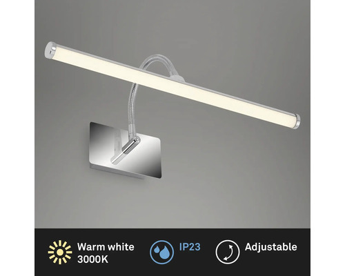 Justerbar LED-vägglampa med varmvitt ljus