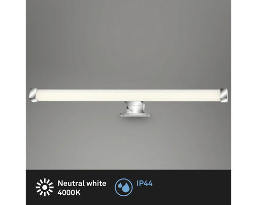 Modern LED-badrumslampa med neutralt vitt ljus och skyddsklass IP44