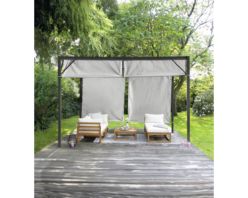 Pergola SOLUNA 300x300x215cm vit