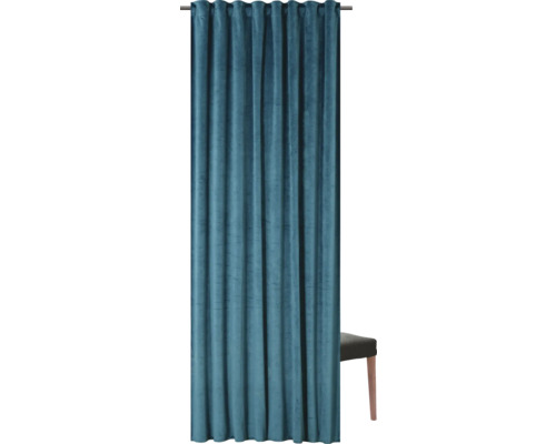 Gardin av tyg med öljettupphängning