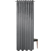 Grå gardin med öljetter
