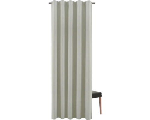 Gardin med öljetter och vågband