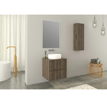 Bänkskiva JUNGBORN Sedici valnöt borstad matt tvättställs-skiva 61x50 cm