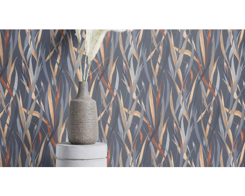 Tapet med gräsmotiv och dekoration