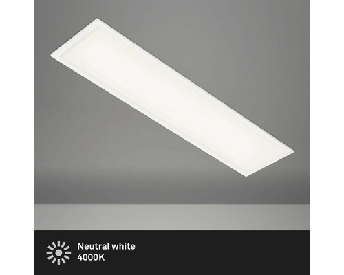 Rektangulär taklampa med neutralt vitt ljus