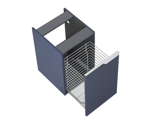 Köksskåp med trådkorg