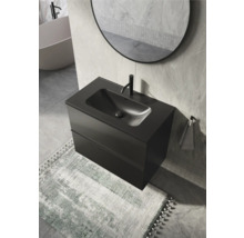 Kanthandtag JUNGBORN svart aluminium möbelhandtag höger 99,8x1,7x4,0 cm