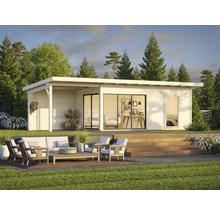 Attefallshus PALMAKO Andrea 17,1+7,9m² Slide natur