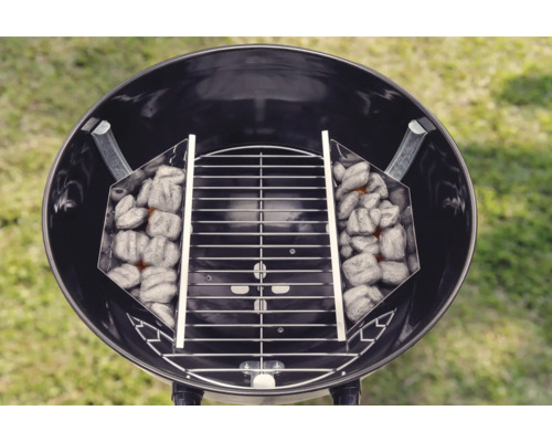 Klotgrill med kolhållare och grillgaller