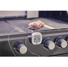 Digital grilltermometer med temperatursensor för att övervaka köttets tillagningsgrad på grillen