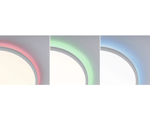 Taklampa med olika ljusfärger