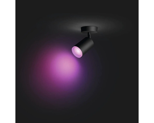 Takstrålkastare med violett ljus