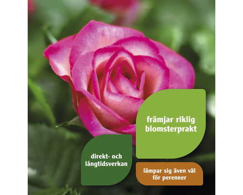 Ros med information om produktfördelar