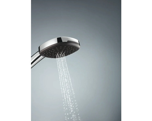 Duschmunstycke med vattenstråle