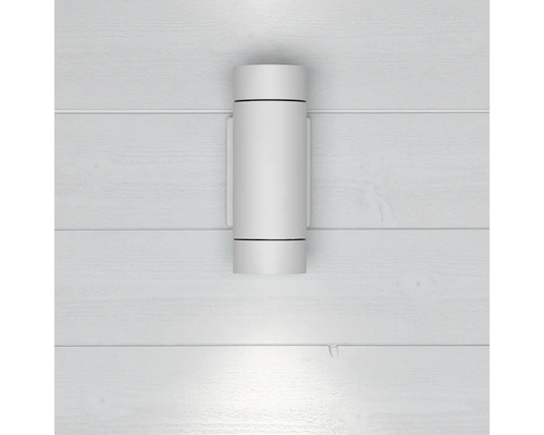 Vit vägglampa för inomhusbruk