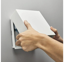 Installation av infälld dosa för el i en vägg