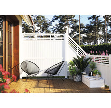 Skärmvägg PALMAKO Reena3 90x180/90cm vit