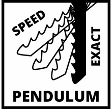 Pendelrörelsesymbol för hastighet och precision