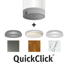 Möbeltassar WAGNER SYSTEM QuickClick Ø25mm 8-pack