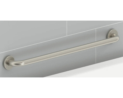 Väggmonterat stödhandtag i rostfritt stål