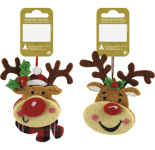 Två ren dekorativa hängen med hängetikett