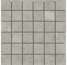 Mosaikplatta med kvadratiska stenar