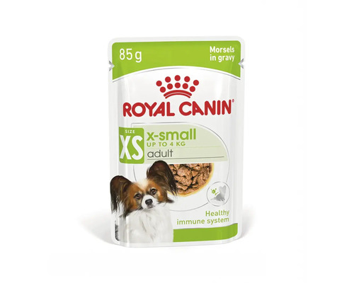 Royal Canin hundfoder, extra liten sort, upp till fyra kilogram, för vuxna hundar