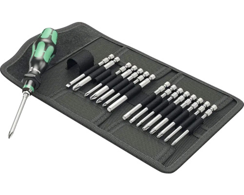 Skruvmejselset med diverse bits och förvaringsväska