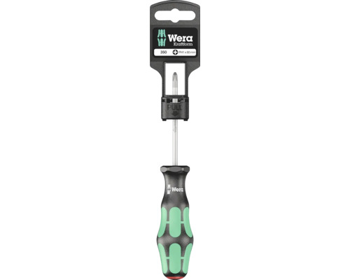 Wera skruvmejsel med Phillips-huvud, storlek PH1 x 80 mm