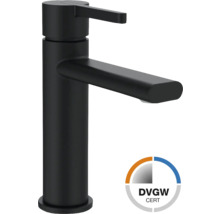 Svart tvättställsblandare med DVGW-certifiering