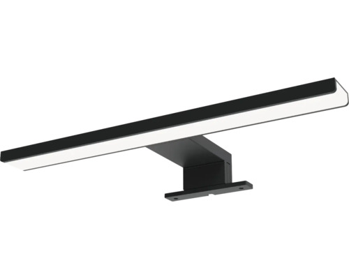 Spegellampa FORM&STYLE Light LED svart lysdiod fast monterad 5,5 W IP44 40x300 mm Svart LED-vägglampa