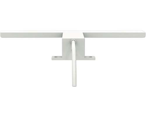 Vit spegellampa med kabel