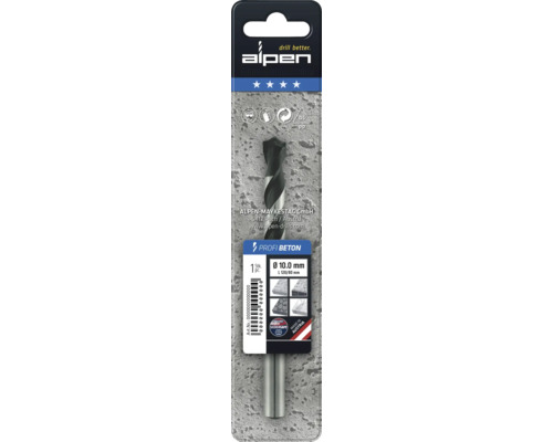 Alpen Profi Betongborr, diameter 10 millimeter