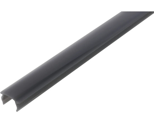 Profil BRILONER Pimp your Panel Rökfärgad 130x1,6x1,1 cm Lamellavstånd 12-13 mm Tätningslist för byggnadsprofiler