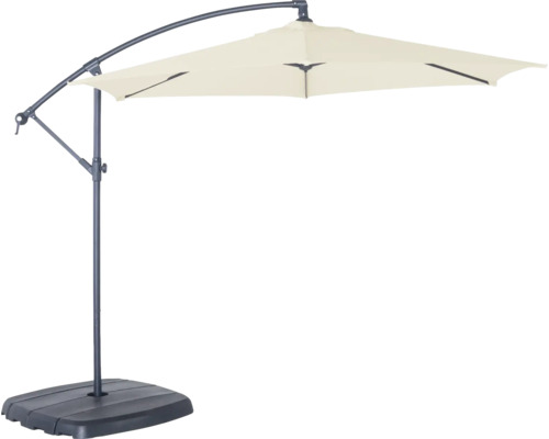 Fristående parasoll med stativ för trädgården