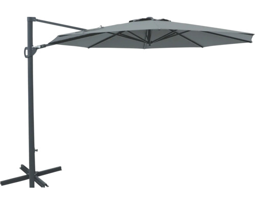Fritt hängande parasoll med fot för utomhusbruk