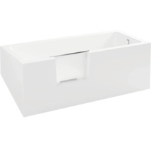 Rektangulärt badkar med integrerad badkarsdörr